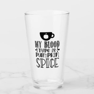 Copo De Pint Meu Tipo De Sangue É Pumpkin Spice