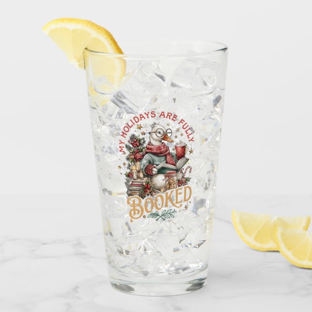 Copo De Pint Meus Feriados Estão Totalmente Reservados (Gelo frontal)