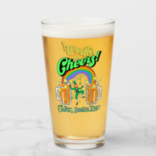 Copo De Pint Mikitiez green sortuda, cerveja do Dia de São Patr
