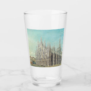 Copo De Pint Milão Piazza del Duomo década de 1850 por Carlo Bo