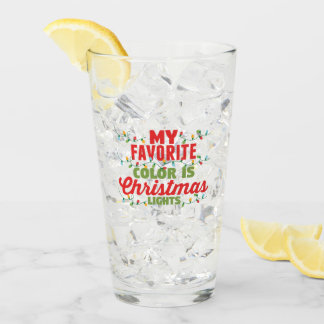 Copo De Pint Minha Cor Favorita É Luzes De Natal