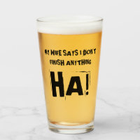 Minha esposa diz que não termino nada HA! Vidro