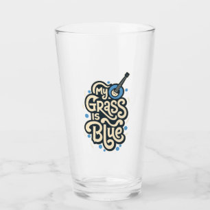Copo De Pint Minha Grama É Música Foliar Azul