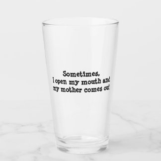 Copo De Pint Minha mãe sai de vidro