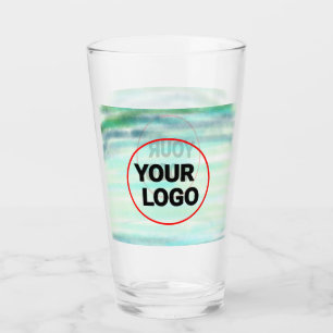 Copo De Pint Mínimo de texto do logotipo de abstrato de cor ve