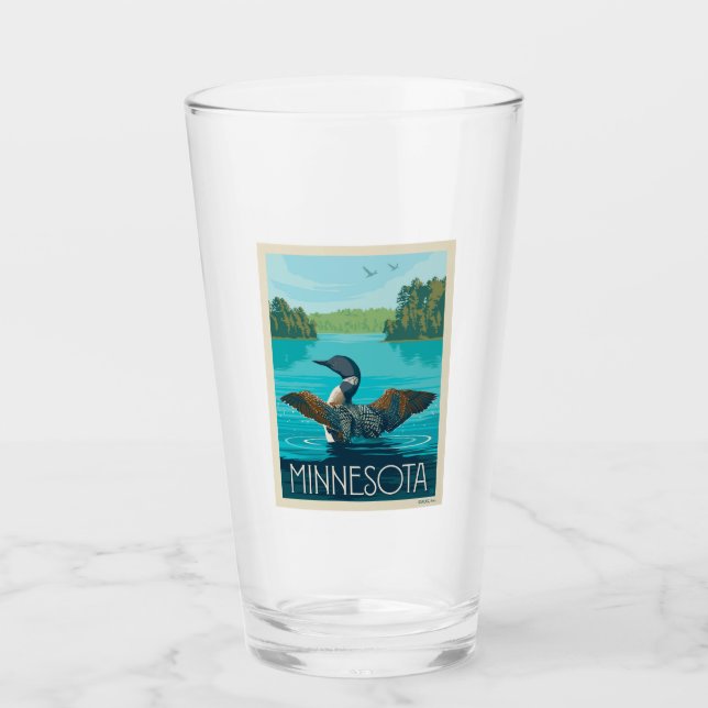Copo De Pint Minnesota | Loon (Frente)