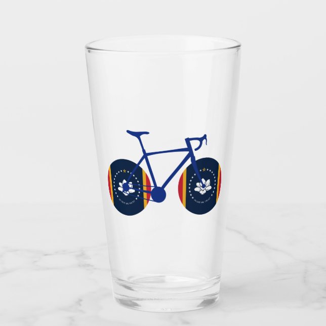 Copo De Pint Mississippi Flag Cycling (Frente)