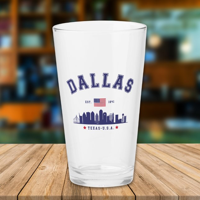 Copo De Pint Modern Cityscape of Dallas Texas (Criador carregado)