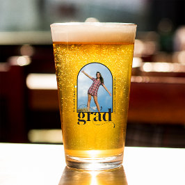 Copo De Pint Modern Graduation Arch Photo Black Typography