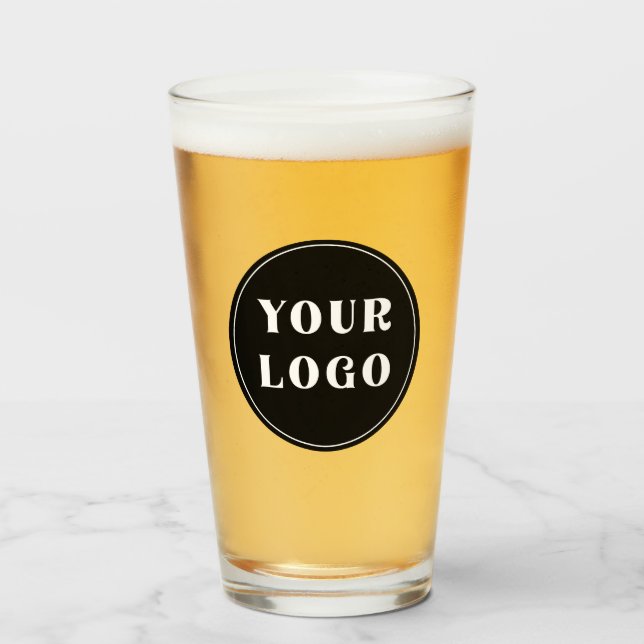 Copo De Pint Moderno, elegante, na moda e personalizável (Frente (Preenchido))