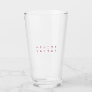 Copo De Pint Moderno minimalista elegante rosa de ouro profissi