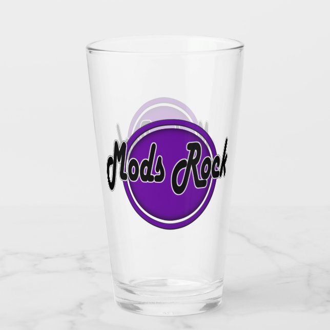 Copo De Pint Mods Rock Glass (Verso)