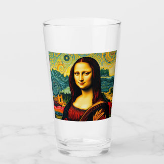 Copo De Pint Mona Van Gogh, estilo Whimsso, Lisa Glass