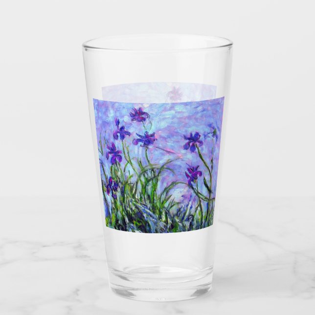 Copo De Pint Monet Lilac Irises (Frente)