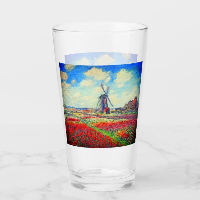Copo De Pint Monet Tulips Windmill (Frente)