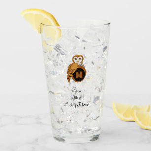 Copo De Pint Monograma do Elegante britânico Barn Owl