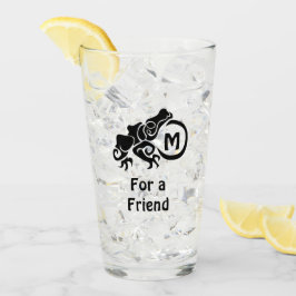 Copo De Pint Monograma do Sapo Tribal Wick