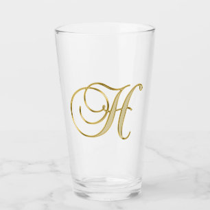 Copo De Pint Monograma H Dourado