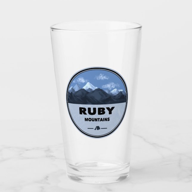 Copo De Pint Montanhas Ruby Nevada Acampamento (Frente)