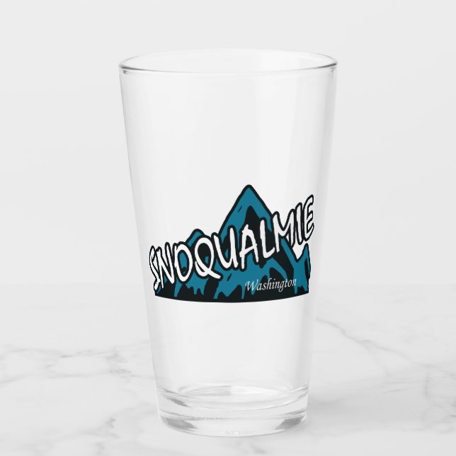 Copo De Pint Montanhas Snoqualmie Washington (Frente)