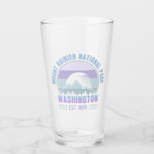 Copo De Pint Monte Rainier National Park Washington EUA Retro