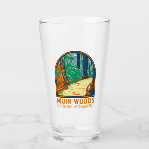 Copo De Pint Monumento Nacional de Muir Woods Emblem da Califór