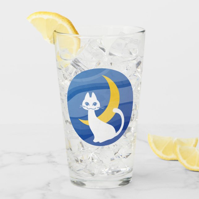 Copo De Pint Moonlight white cat (Gelo frontal)