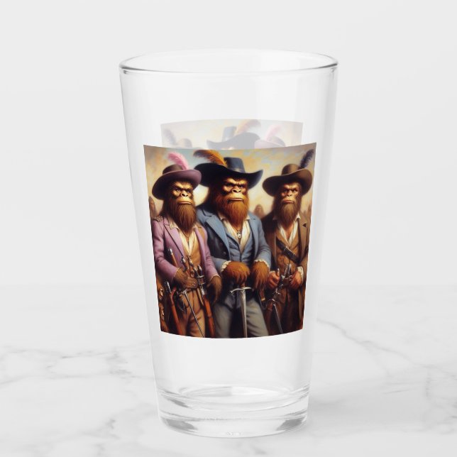 Copo De Pint Mosqueteiros Bigfoot 3 (Frente)