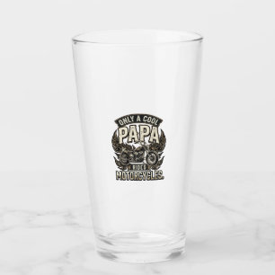 Copo De Pint Motocicleta Cool Papa Motociclista Antigo