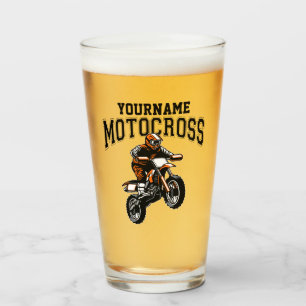 Copo De Pint Motocross Dirt Bike Racing Personalizado