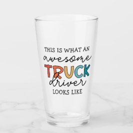 Copo De Pint Motorista de caminhão engraçado | Incrível Motoris