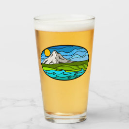 Copo De Pint Mt. Hood Glass Tumbler