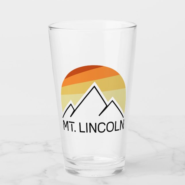 Copo De Pint Mt. Lincoln New Hampshire Retro (Frente)