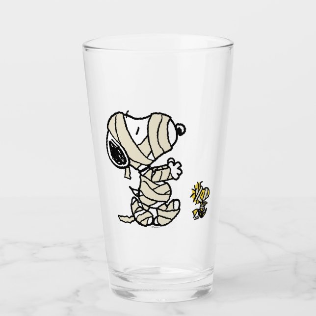 Copo De Pint Múmias de Snoopy e Woodstock (Frente)
