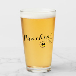 Copo De Pint München Munique Heart Mug, Baviera