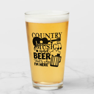 Copo De Pint Música country e cerveja é por isso que estou aqui