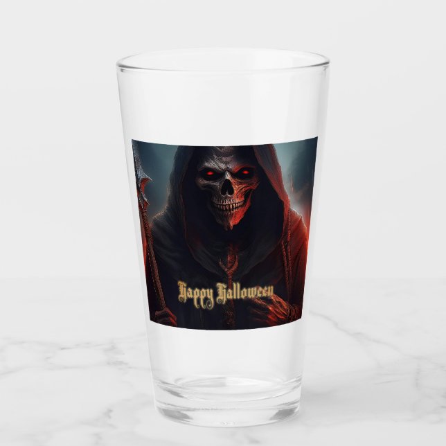 Copo De Pint Na sombra do Ceifeiro - Halloween (Frente)