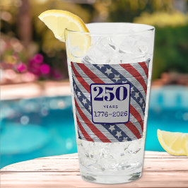 Copo De Pint Name 250 years 1776-2026 Stars Stripes Pint