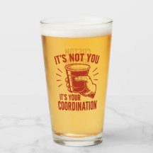 Não é você, é a sua coordenação Beer Pong
