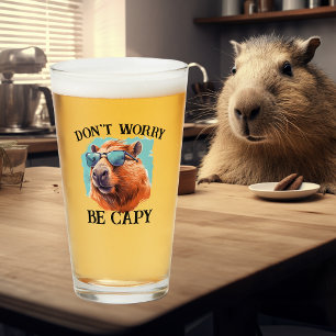 Copo De Pint Não se preocupe Capy Happy Capybara