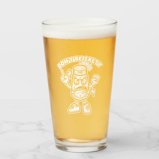 Copo De Pint Não seja salgado (Frente (Preenchido))