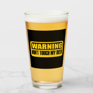 Copo De Pint não toque na minha cerveja
