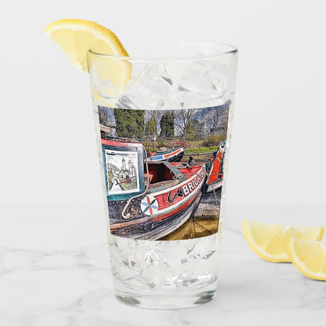 COPO DE PINT NARROWBOATS CANAIS (Gelo frontal)