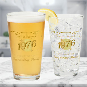 Copo De Pint Nascido em 1976 festa de 50º aniversário bebe cerv