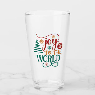 Copo De Pint Natal 'Alegria ao Mundo' Fofo