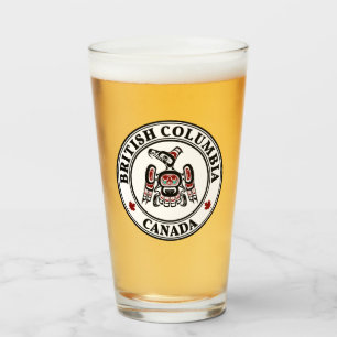 Copo De Pint Nativo americano Kaigani preto vermelho