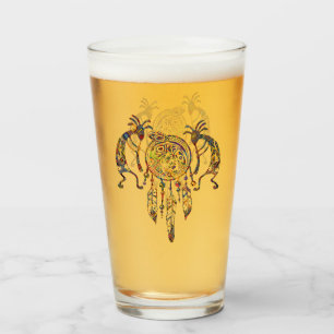 Copo De Pint Nativo americano Kokopelli Whale Dreamcatcher 2