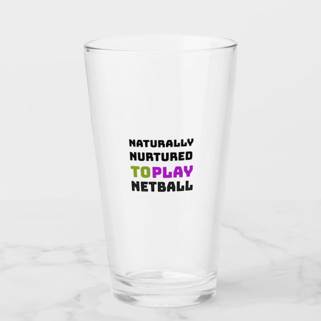 Copo De Pint naturalmente cultivado para jogar neball (Frente)