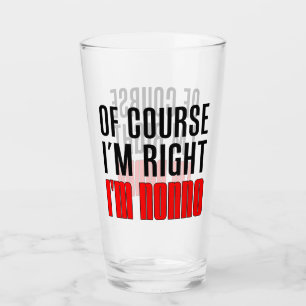 Copo De Pint Naturalmente eu sou direito que eu sou vovô do