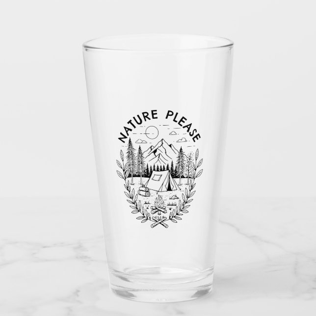 Copo De Pint Natureza Por Favor (Frente)